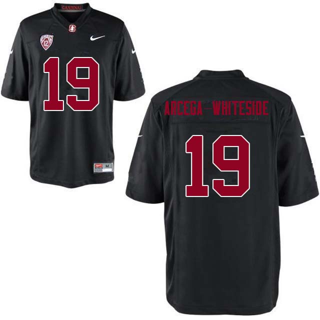 Men Stanford Cardinal #19 J.J. Arcega-Whiteside College Football Jerseys Sale-Black - Click Image to Close